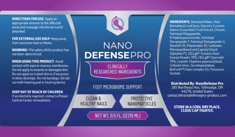 NanoDefense Pro Ingredients